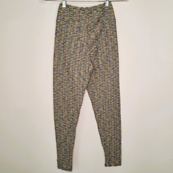 Cosmic Beauty Stretch Leggins Multicolor Only Measurements Preowned - Picture 2 of 8